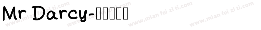 Mr Darcy字体转换